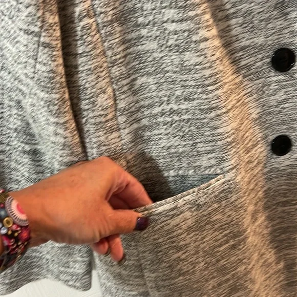 Torrid Gray Textured Women's Blazer - Picture 5 of 5